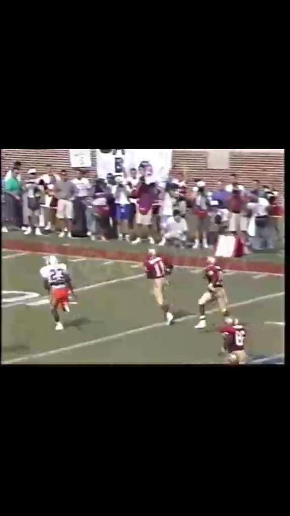 Chuck_Lee_Local's tweet photo. Pick 6 to seal the win in 1993.  #miamiweek #gonoles #fsu #um #candycanes @CoachBush23 http://t.co/vj2MZXDoUP