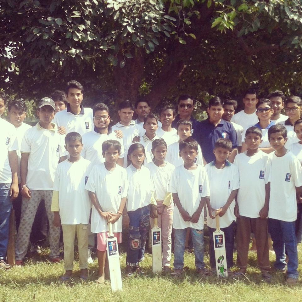 A T20 match in New Delhi to raise awareness of C4K India start up.