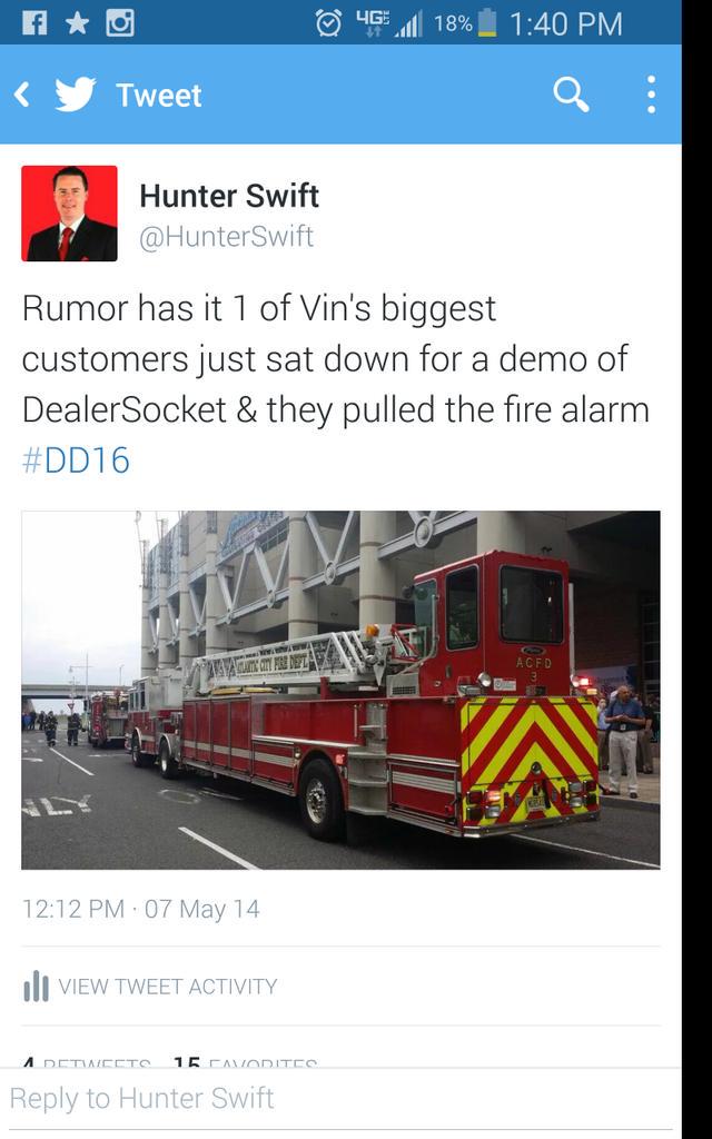HunterSwift's tweet photo. Not again. #FireAlarm #DD19 http://t.co/6CaUdSV3Pr
