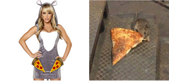 The sexy Pizza Rat Halloween costume is here and it costs $89.95. 