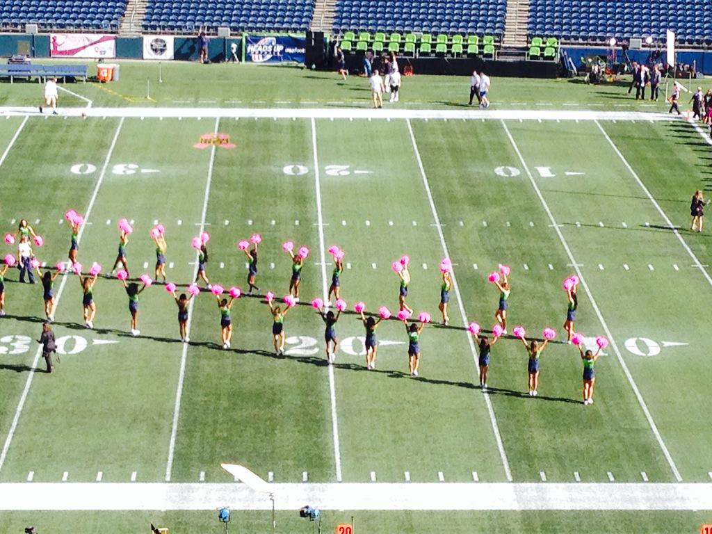 bcondotta's tweet photo. An early view from the press box. http://t.co/X4XYCbkpT9