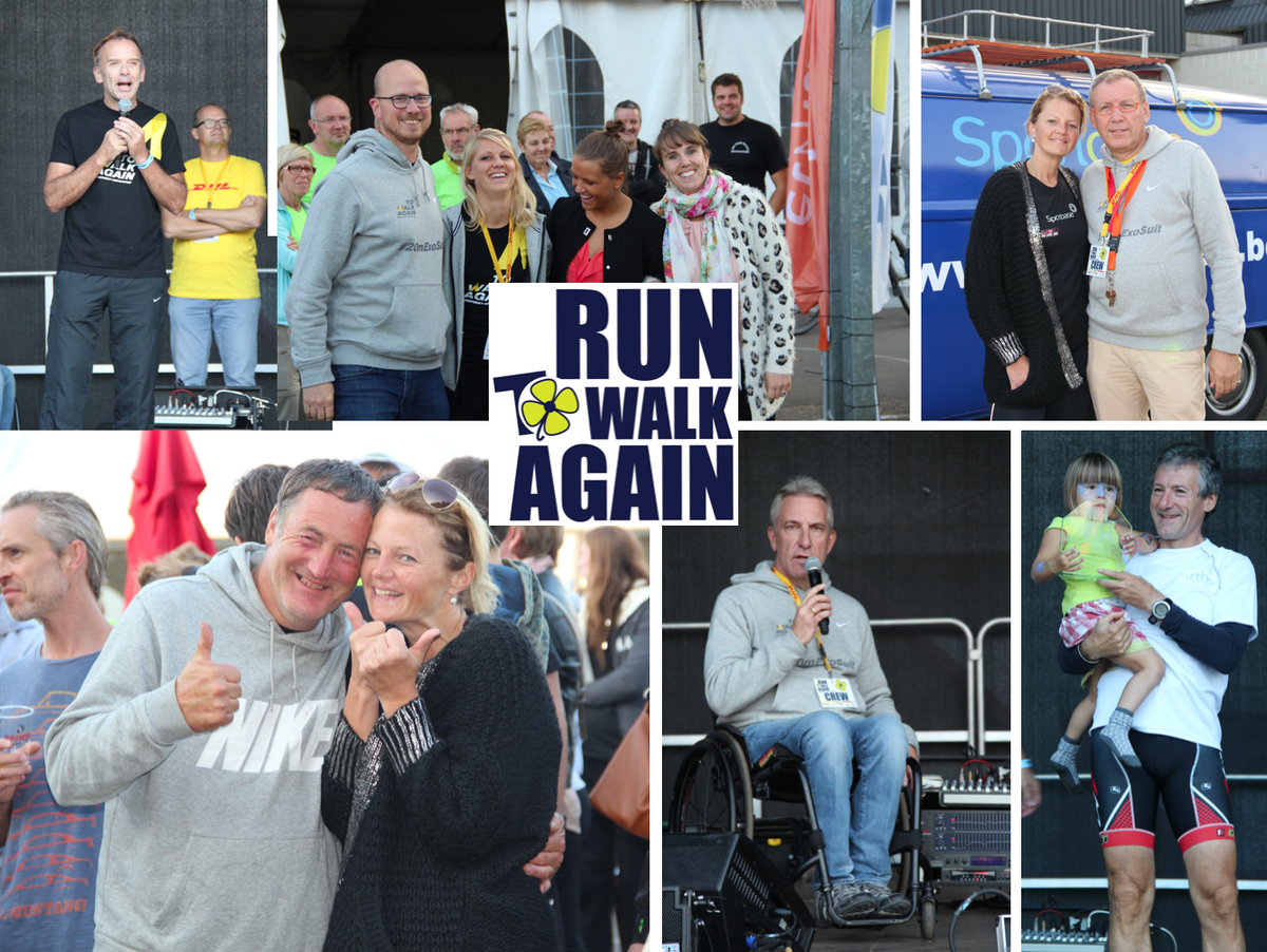 RunTWA's tweet image. #RTWA-organisatoren @ToWalkAgainTWA en @Sportafed genieten volop na van deze succesvolle #RunToWalkAgain-editie