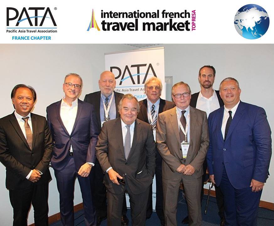 Carton plein pour la conf <a href="/PATAinFRANCE/">PATA Chapitre France</a> sur l'@IFTM_MapPro Bilan été 2015 perspectives 2016 laquotidienne.fr/la-pata-se-pro…