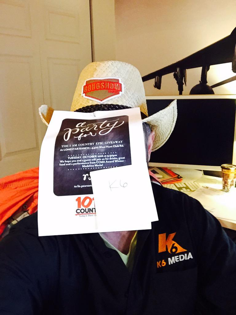 Going to a party in oct20th @country1011fm