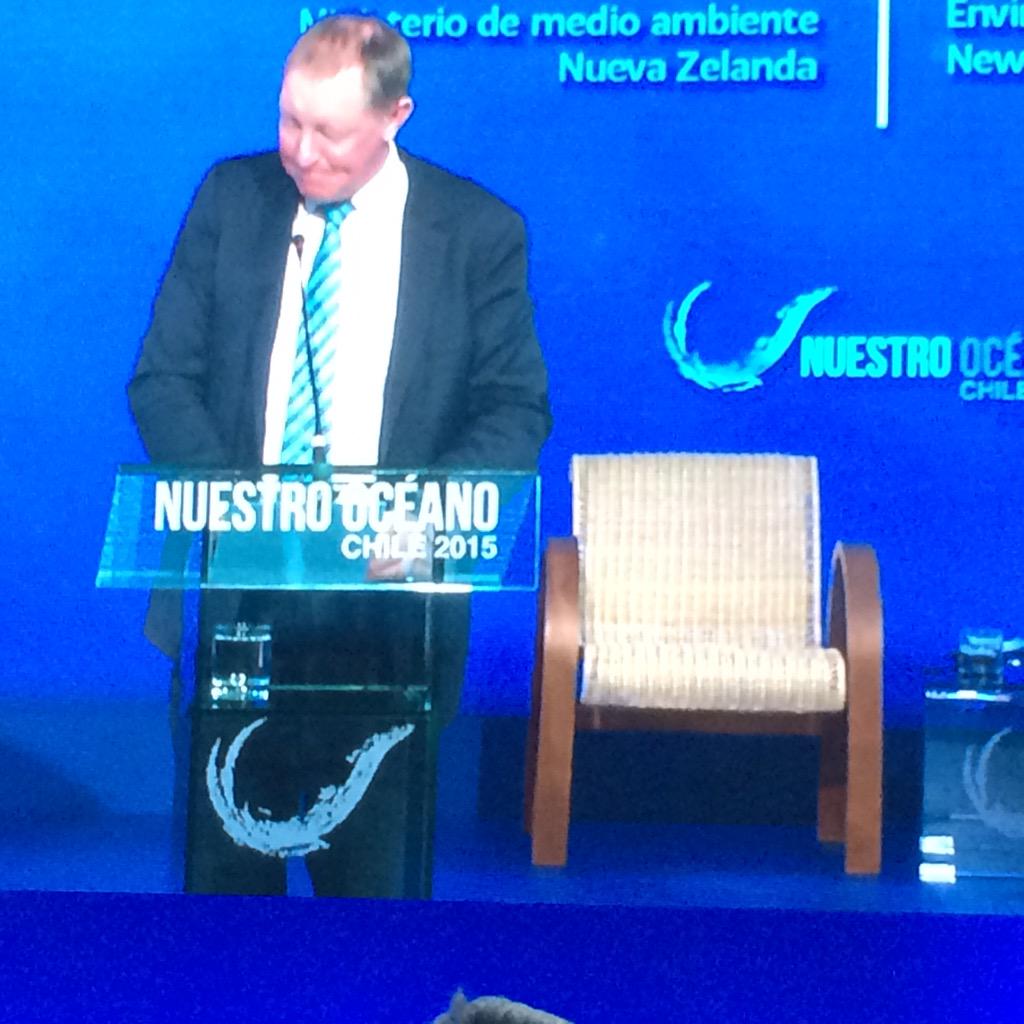 thekermadecs's tweet photo. Ocean the new frontier for conservation Hon Nick Smith at #OurOcean2015 @thekermadecs http://t.co/THVPCkhxTI