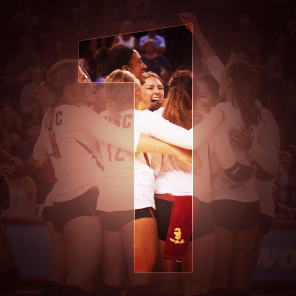 USC_Athletics's tweet photo. Introducing the nation's new No. 1 team, undefeated @uscwomensvolley! #FightOn http://t.co/W05wvD2bQ8