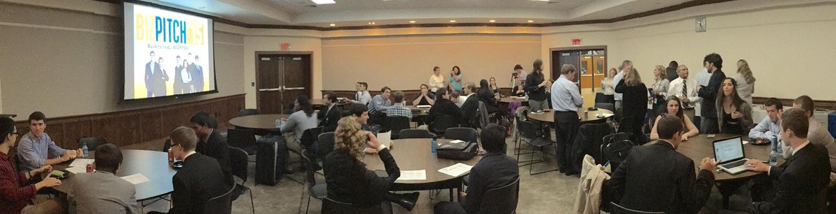 BucknellSBDC's tweet image. the crowd has gathered for Bucknell #BizPitch15 &amp;amp; the pitches are underway! #startup @newPA_PREP @dailyitem