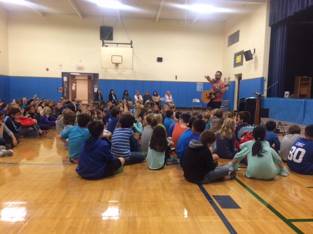 MissNienhouse's tweet photo. Students loved The Blue Project assembly today provided by our PTO! @Sternfeld4 @Grade4Spada http://t.co/eY4dsWaRox