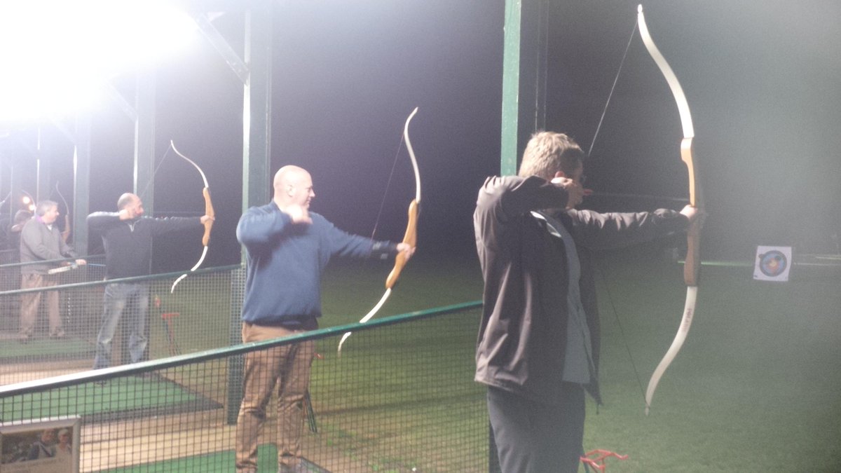 RoundTable54's tweet photo. Great time had by all doing some Archery this evening at the prospective night #tablenight #RTBI http://t.co/q3Sf1xofea