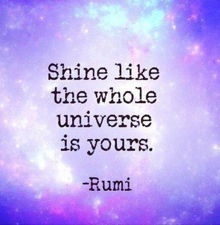 BruceVH's tweet image. Shine because the whole universe is yours!