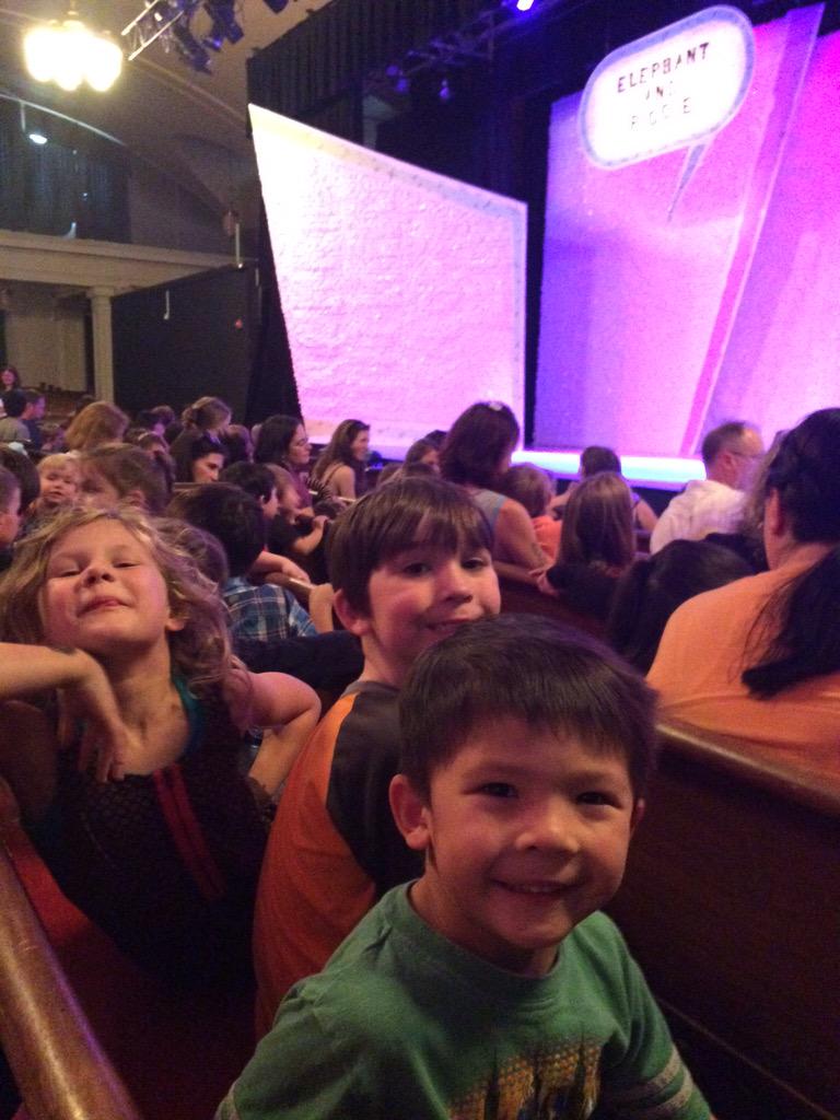 LewisRoom20's tweet photo. We had so much fun on our first field trip of the year! Elephant and Piggie were hilarious! http://t.co/kLWyCWgo9n
