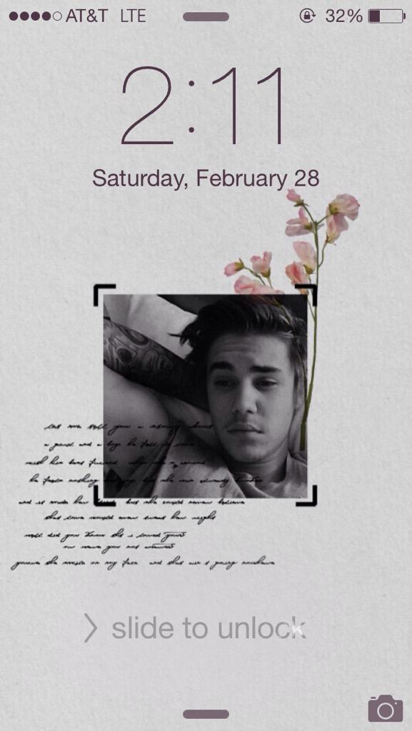 lockscreenbiebs tweet picture