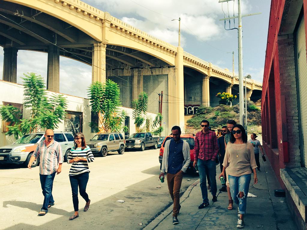 ronmilam's tweet photo. Inspired by @InvestinPlace leadership during their retreat at @citylabsla @LURNetwork #LAwalks #LAsidewalks #npla http://t.co/2ZhOOlpQji