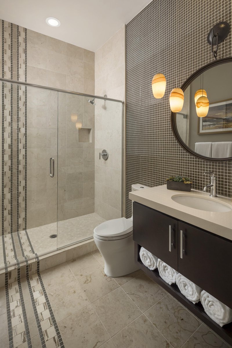 estestinc's tweet photo. This powder bath at @tollbrothersinc​ #TranquilTrails features a tone on tone application of materials http://t.co/e4BVoOSTSx