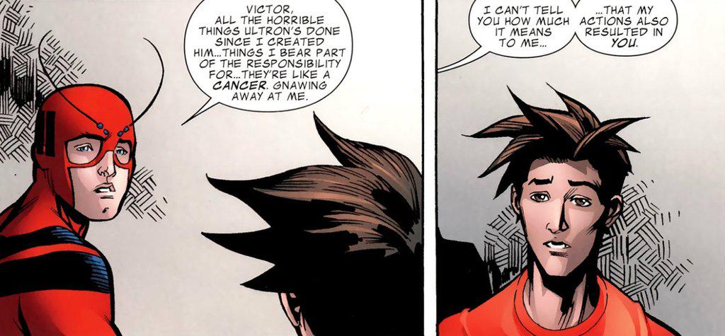 UltronsCreation's tweet image. "Grandpa Pym always was rather nice to me."