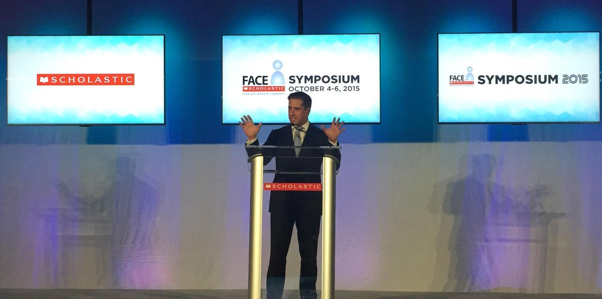 MDCPS's tweet image. @MiamiSup speaking at #ScholasticFACE conference where he's receiving the Literacy Champion Award.