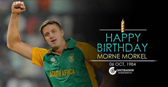 Happy Birthday Morne Morkel. He turns 31 today....  