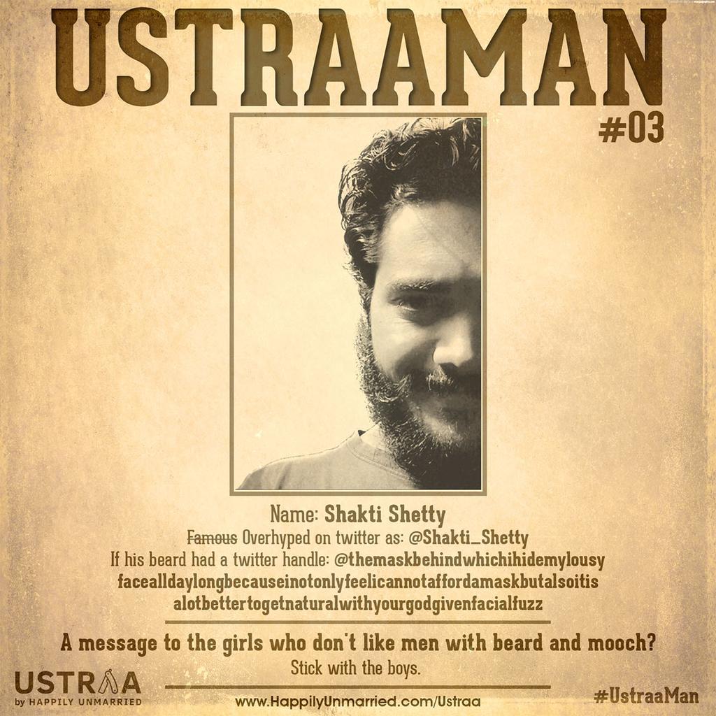 theustraa's tweet photo. #Ustraaman No.3
The man with few words @Shakti_Shetty 
http://t.co/R2tI2i2llB
Here's what he has to say. http://t.co/HKKlgXObxU