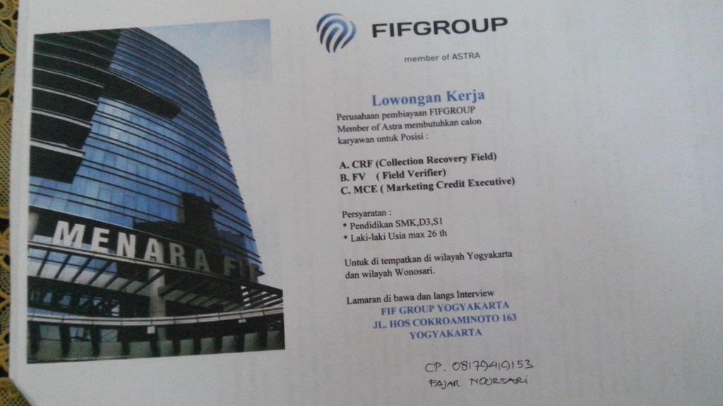 Mungkin ada alumni <a href="/smkn3jogja/">SMKN 3 Yogyakarta</a> yang berminat untuk bergabung, silahkan menghubungi pak budi suprihatin atau langsung