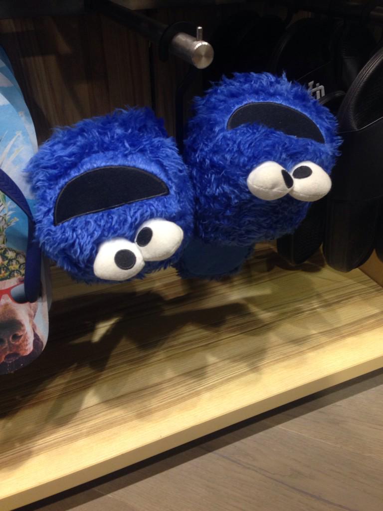cookie monster slippers