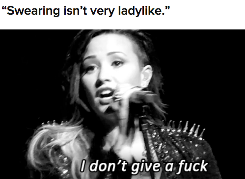 BuzzFeed's tweet photo. 21 things all sweary girls are tired of hearing http://t.co/4LmBWKdPcE http://t.co/VpmFwtmQyw