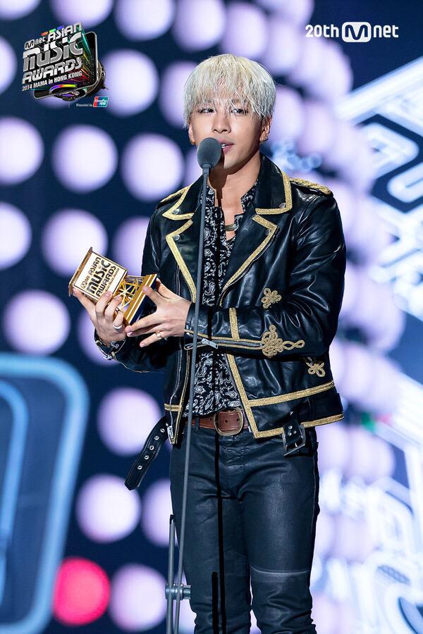 2015MAMA] #TaeYang is the Best Male Artist of 2014 MAMA. Who's the