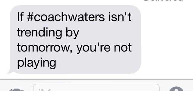 U heard the man #coachwaters is gonna lead us to victory tomorrow when we cream Woodrow 😎 jv <a href="/6/">Adrián Lamo</a>