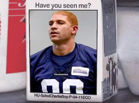 Jessemcmonagle's tweet photo. Hey @DangeRussWilson or @Seahawks have you seen me? #JimmyGraham #Mssing @PeteCarroll http://t.co/889EZZcUui