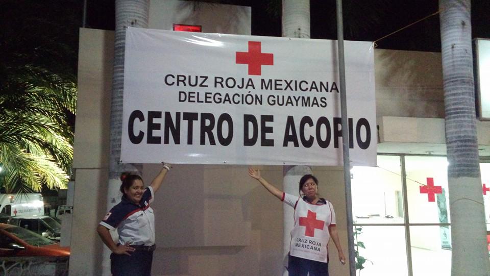 mikeleyva75's tweet photo. Abierto el centro de acopio en @CruzRoja_MX delegación Guaymas. #FuerzaGuaymas #GuaymasDePie http://t.co/9kRnDZhQIb