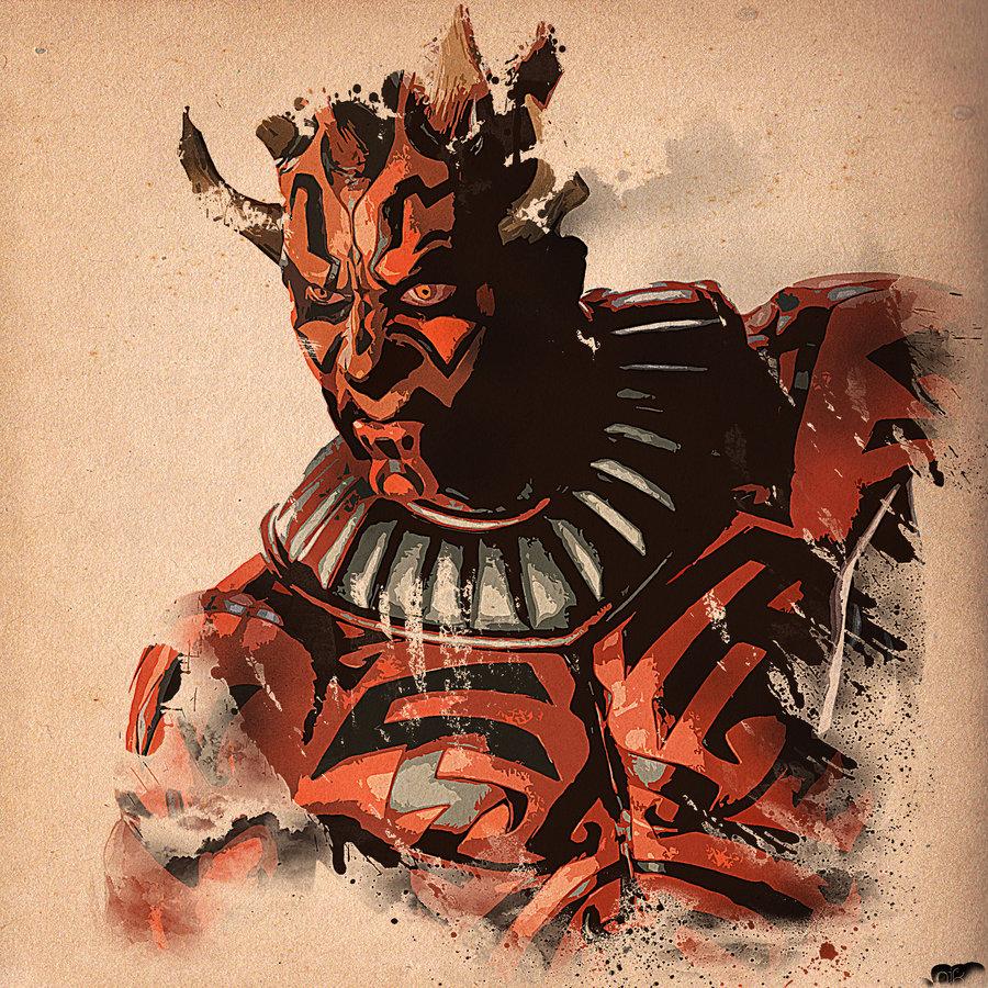 CoffeeWthKenobi's tweet image. 'Darth Maul' (Credit: nicollearl.deviantart.com)