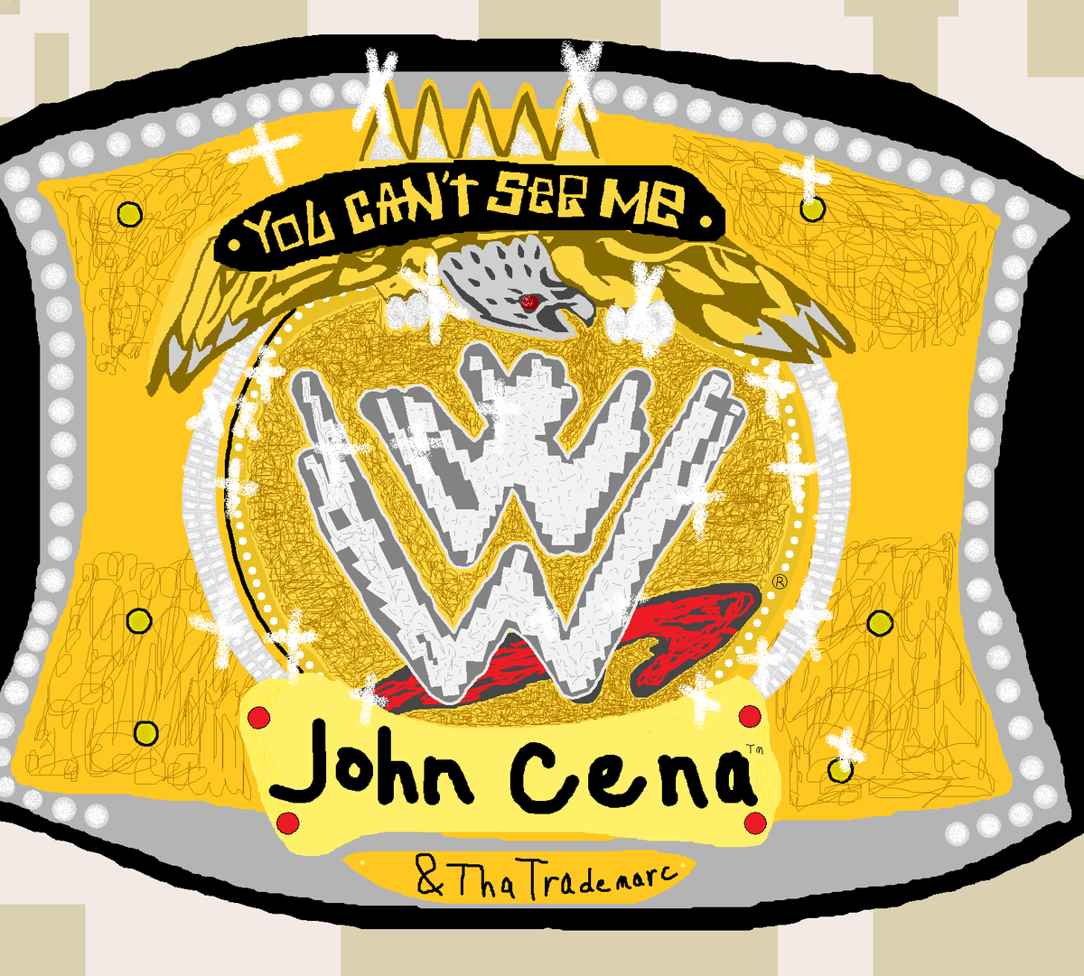 ShittyAlbumArt's tweet photo. John Cena &amp; The Trademarc - You Can't See Me. #Art. @JohnCena #shittyalbumart #johncena http://t.co/BwiCcLv6jg