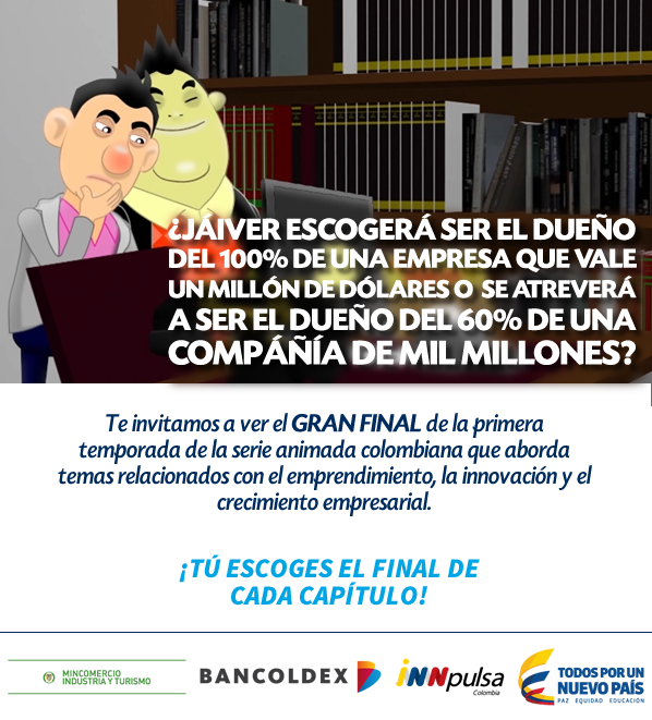 InnpulsaCol's tweet photo. En el gran final de la primera temporada de @CondorSpace tú escoges el final http://t.co/gFhXMQmpMJ http://t.co/C14Fxa7wSP