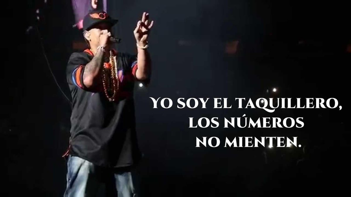 TeamCangriArg's tweet photo. @daddy_yankee nada que explicar, solo que se fijen los números.Por eso sos el Rey del género. Saludos desde Argentina http://t.co/9onR7xv3pC