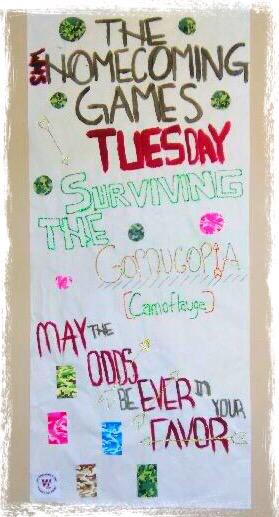WahlukeHigh's tweet photo. Day 2 of 2015 Homecoming Games: Surviving the Cornucopia   #Homecoming2k15 #WahlukeSD #spiritweek #wahlukestrong http://t.co/FYF4dvhtEN