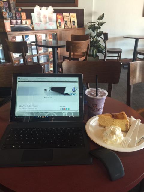 Hard not to indulge when working remotely from the local coffee shop. Especially in 100 degree heat. #digitalnomad