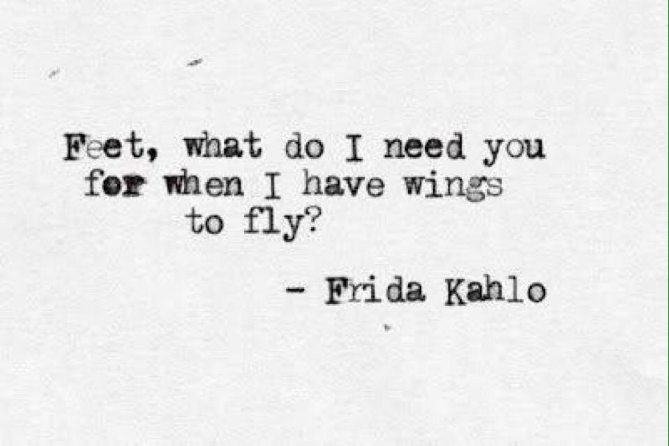 MsRachB's tweet photo. Oh, how I love Frida! #quoteoftheday #FridaKahlo http://t.co/sK2Fzzzd2x