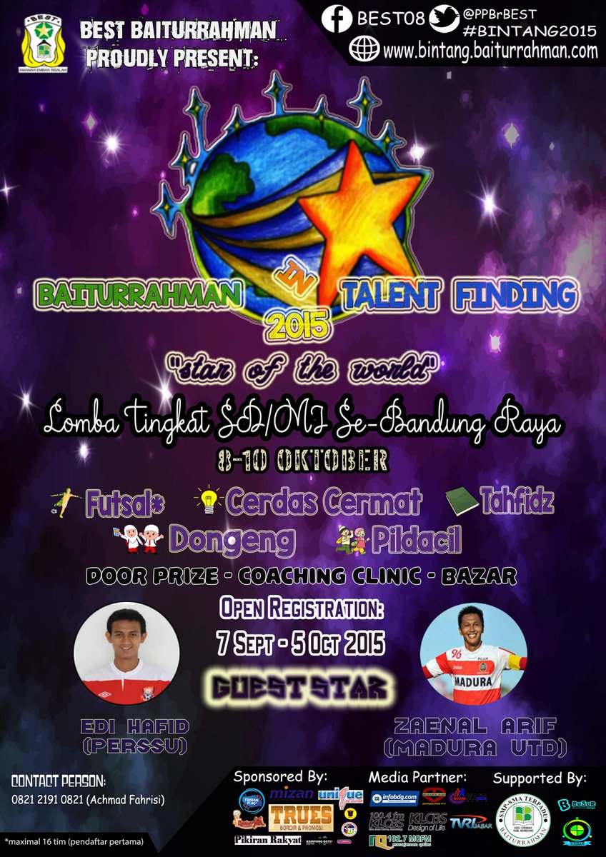 Allhamdulillah telah mencapai H-2... ayoo... hadir dan saksikan BINTANG 2015! #Bintang2015 #BEST08