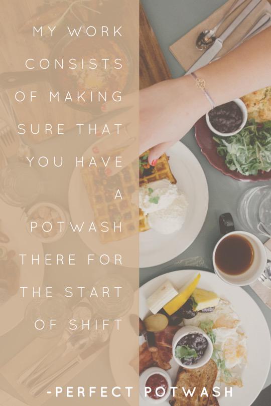 PerfectPotWash's tweet image. Making sure you have the best staff there for the start of your shift! #catering #food #recruitment #newjob