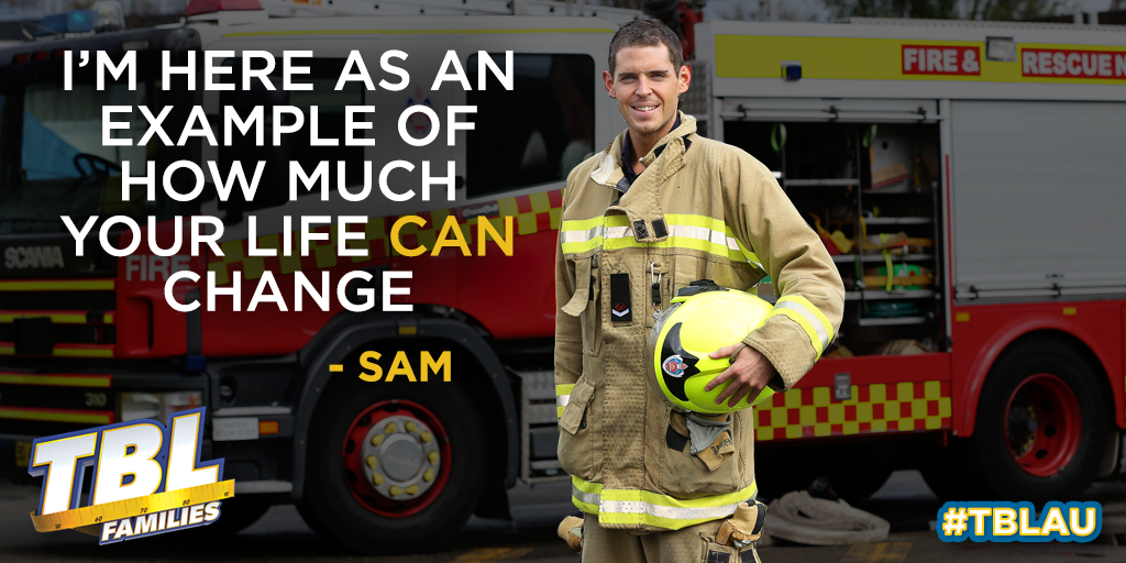 What an inspiration <a href="/SamRouen/">Samuel Rouen</a>! #TBLAU