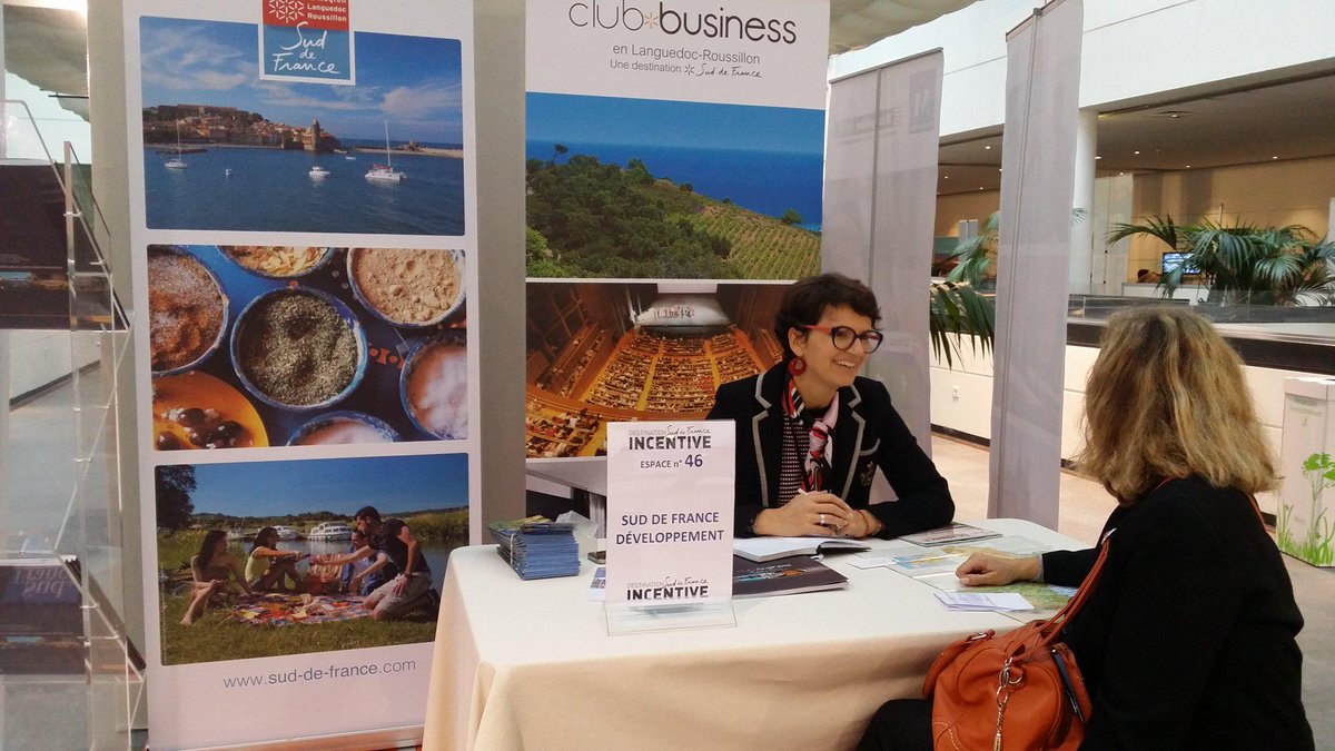 SalonIncentive's tweet photo. [Organisateurs] Retrouvez le stand @sdfdev salon #DestinationIncentive @TourismeLR #ClubBusiness #MICE #SudDeFrance http://t.co/seri7GqwME