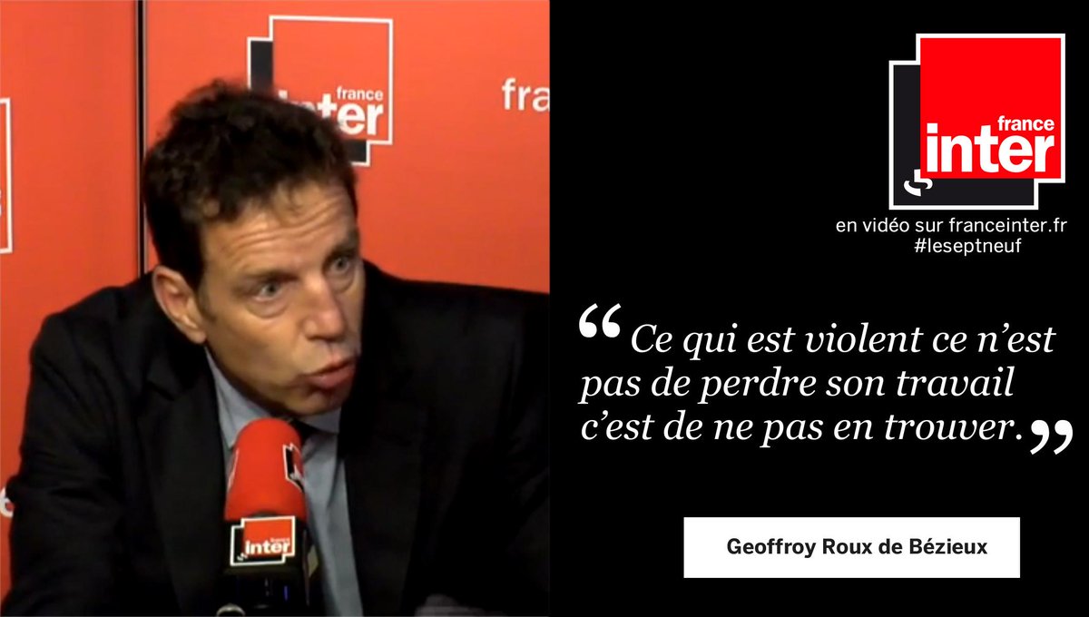 franceinter's tweet photo. VIDÉO - «Ce qui est violent ce n’est pas de perdre son travail c’est de ne pas en trouver»  http://t.co/H5Z5ANzc6q http://t.co/3fx1yQzsK1