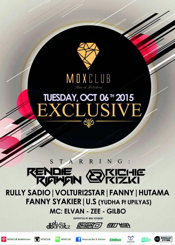 VOLTURIent's tweet photo. @pendisinaga #EXCLUSIVE #TONIGHT @MOXCLUB w/ @rendieDTRY @RICHIERIZKI_ @YUVIFAEY @RIVALDIRIO_ #volturi2stars C.U! http://t.co/QsD7urnr6v