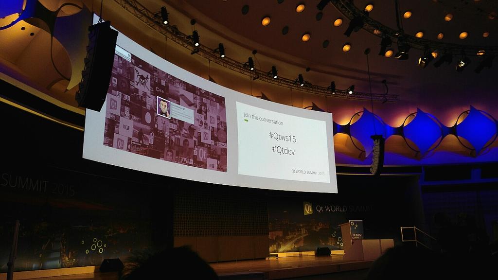 andradesandro's tweet image. Iep. Qt World Summit 2015 is about to start! #QtWS. @kdecommunity is here, of course :) #KDE
