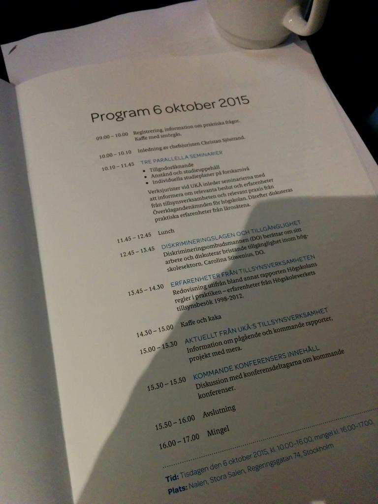 SimonONilsson's tweet photo. På UKÄs konferens om rättssäkerhet, ser fram emot start! #chskår http://t.co/2bTZX7nzIR