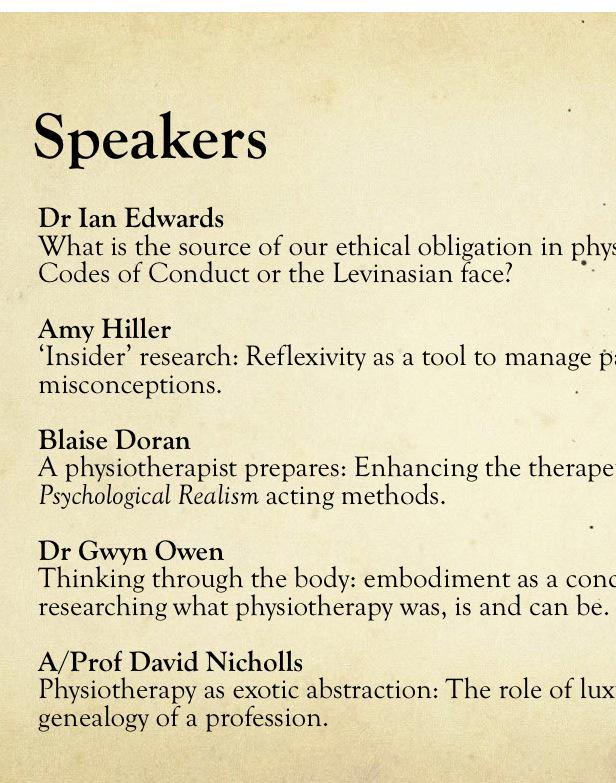 CriticalPhysio's tweet image. So this happened today, chaired by @divo_setchell great critical conversations on physio. Thankyou @APAConnect2015