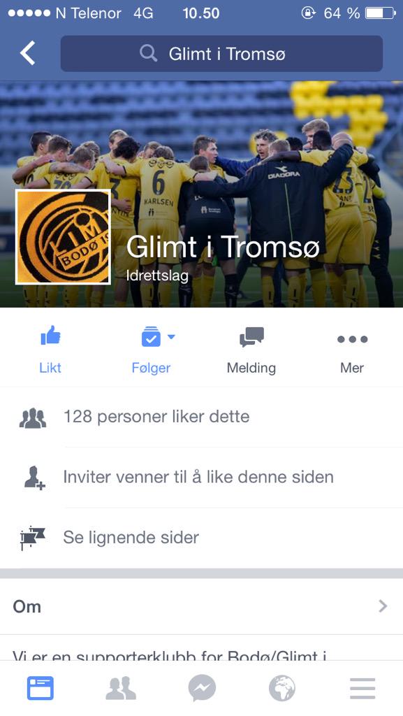 Bor du i Tromsø og har et gult hjerte? Nå er Glimt i Tromsø her! Følg de på Facebook da :) #glimt #glimtitromsø