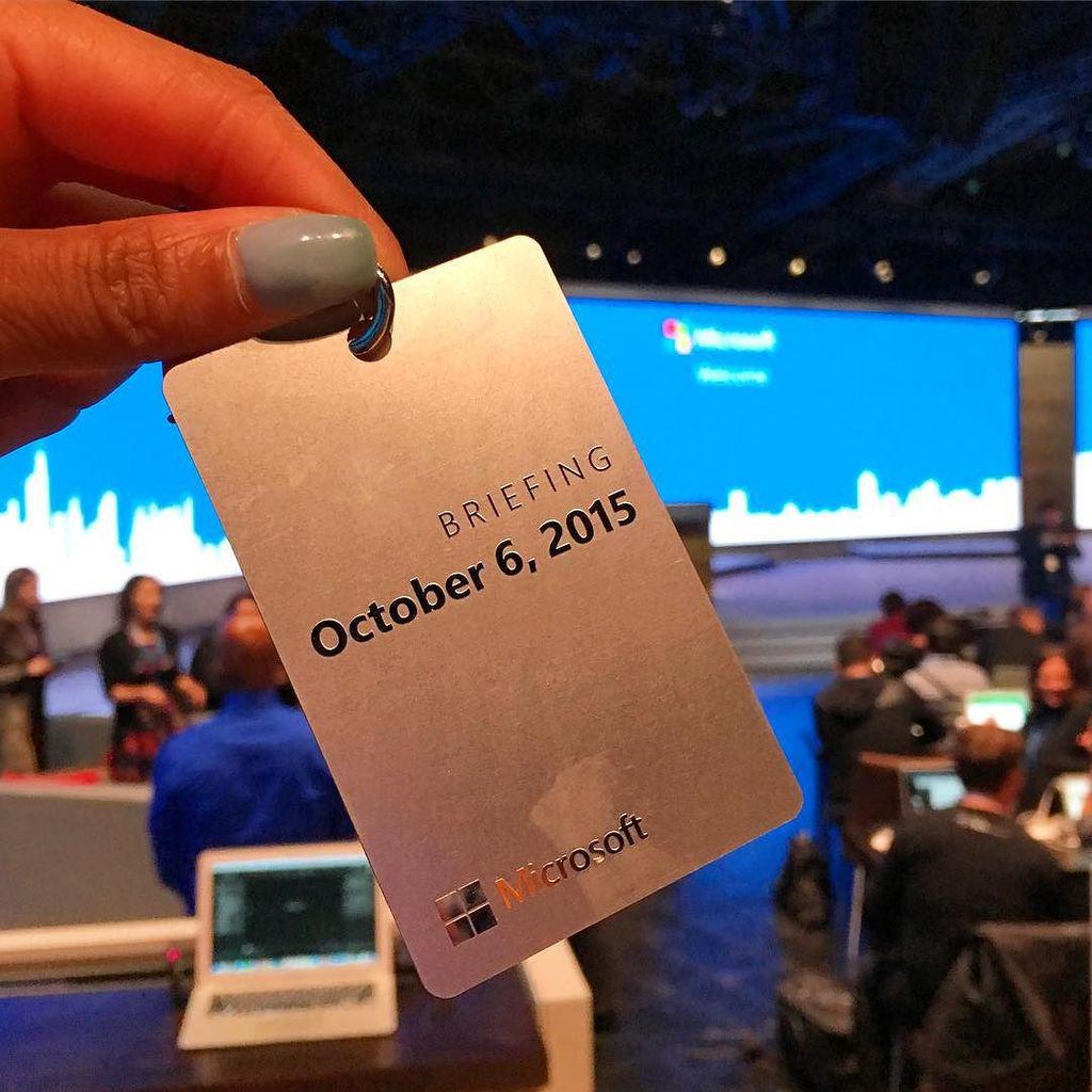 TechWeLike's tweet photo. At the Microsoft Windows 10 Devices event #Windows10Devices #TechWeLike #Tech #Microsoft #โฆ http://t.co/cbVFzWligX http://t.co/3XoPrbkLbW