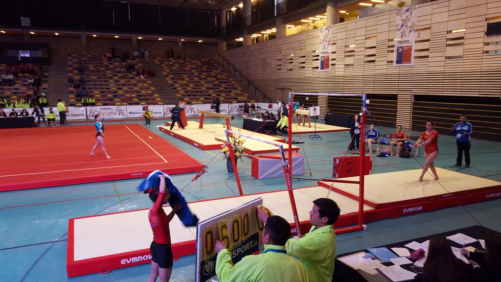 Ministerio del Deporte on X: "En el Gimnasio Chimkowe de Peñalolén se desarrolla la Gimnasia Artística Femenina de los #JuegosNacionales http://t.co/Y5I6MYRJzy" / X