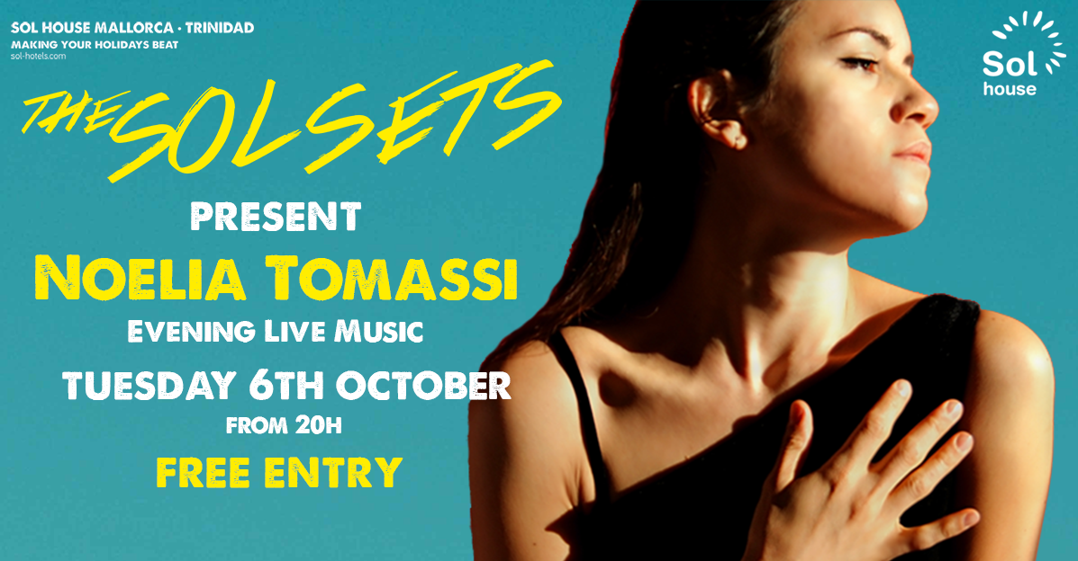 SolHouseStudio's tweet photo. Come to have a drink and enjoy @noeliatomassi at @SolHouseMca this evening. Best #LiveMusic in #Magaluf. #TheSolsets http://t.co/BQbfoQGiNw