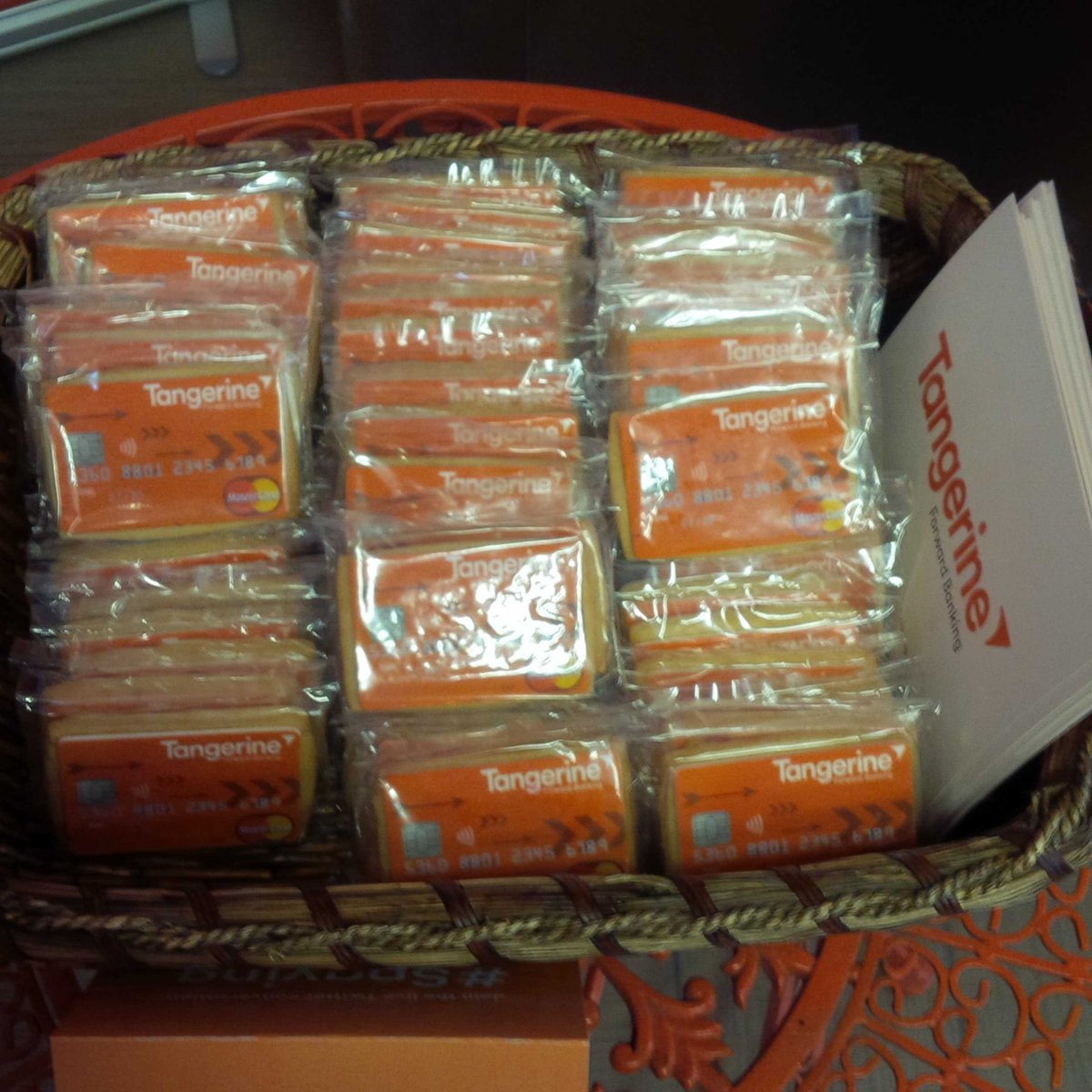 Gibsonpr's tweet image. The @TangerineBank credit card is exciting --and so are these delicious cookies #spaving